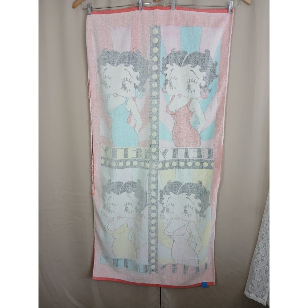Vintage 1991 Betty Boop Towel KFS Fleischer Studio Jay Franco Taiwan 100% Cotton - Picture 2 of 16